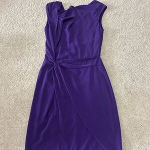 Eva Mendez Purple Dress-size 2